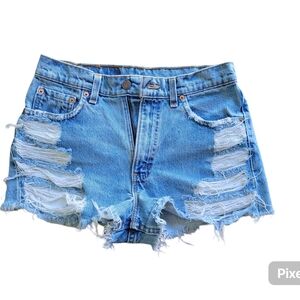 Levi's  SUN soaked shorts Distressed Women's